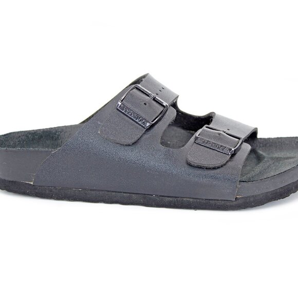 Black Birkenstock Womens Arizona Essentials Slide Sandal: Size 35 - Picture 9 of 9